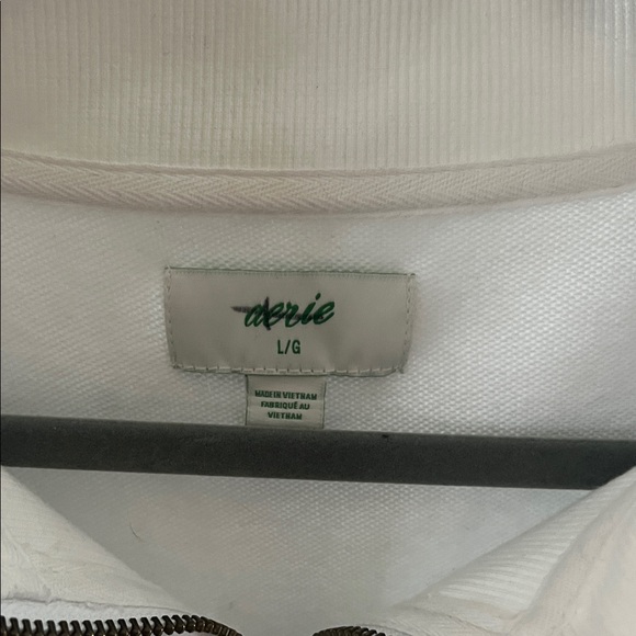 Aerie White Quarter-Zip - Picture 2 of 3